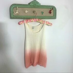 Forever 21 crochet knit ombre tank top small women’s